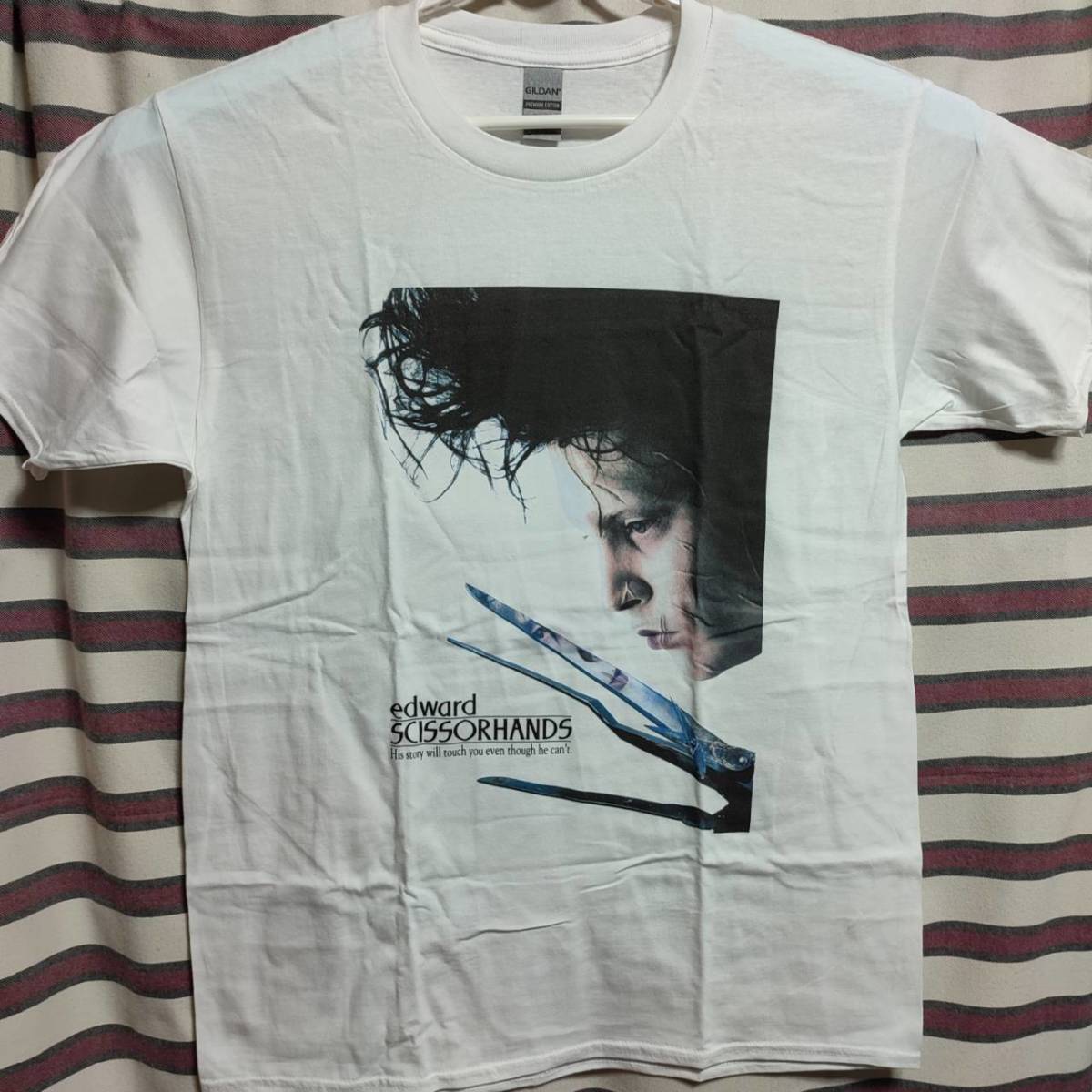 映画『シザーハンズ』(Edward Scissorhands)Tシャツ【Mサイズ】送料無料/新品◆ティムバートン ジョニーデップ ウィノナライダー