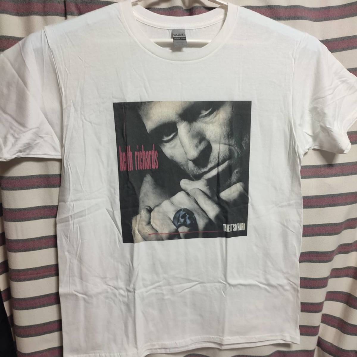 Keith Richards キースリチャーズ バンドTシャツ【L】ローリングストーンズ Rolling Stones　ミックジャガー