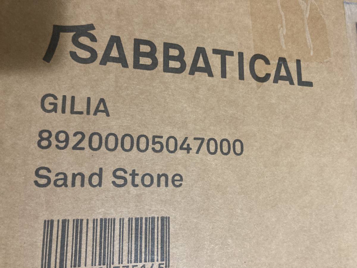 新品異開封☆SABBATICAL☆GILIA☆サバティカル☆ギリア☆サンド
