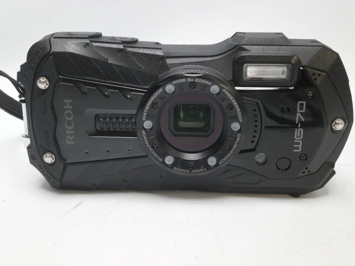 RICOH リコー WG-70 デジタルカメラ ブラック 防水 sariater-hotel.com