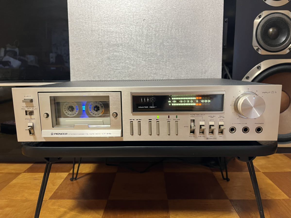 Pioneer カセットデッキCT-415(動作品) détails d'articles Pioneer カセットデッキCT-415(動作品) détails d'articles
