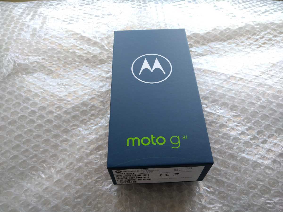 新品未開封 MOTOROLA moto g31 ミネラルグレイ 送料無料！