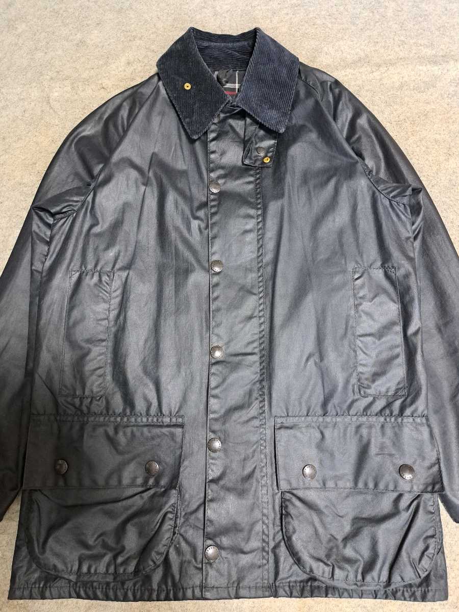 80s 希少サイズ　ほぼ新品　34 　ネイビー　 バブアー 　ビューフォート barbour beaufort　　 ビデイル　bedale ヴィンテージ　90s _画像4