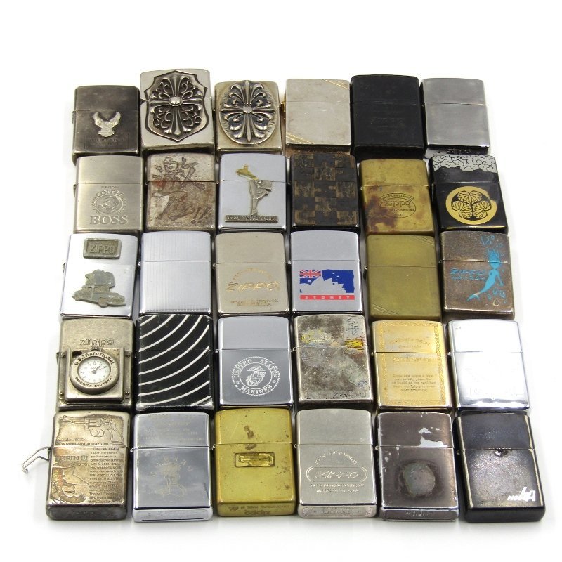 1円~】ZIPPO ジッポー ジャンク まとめ売り 30点セット HARLEY