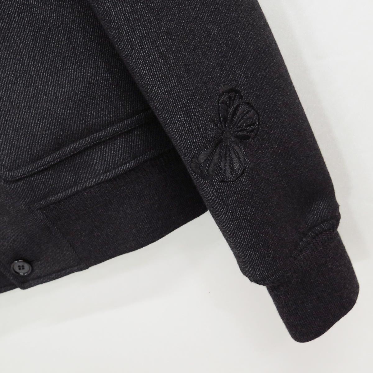 2016 Alexander McQUEEN Butterfly Embroidered Wool Bomber Jacket 46