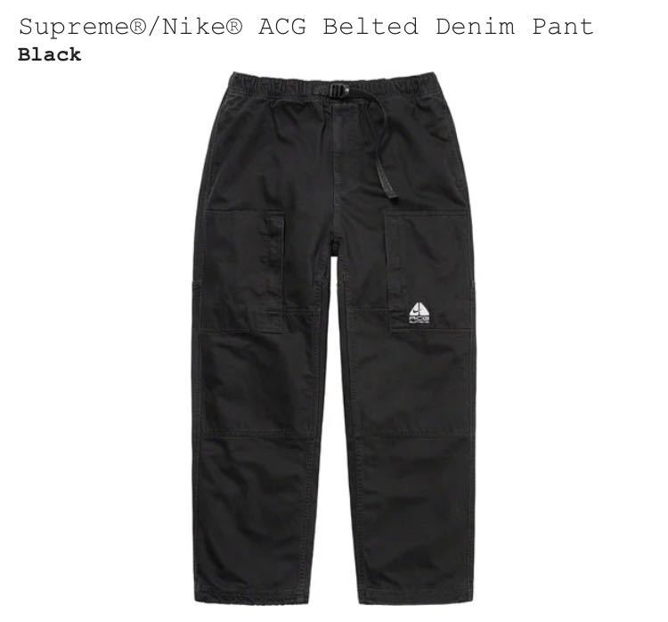 Supreme Nike ACG Belted Denim Pant Black S|Yahoo!フリマ(旧 Supreme Nike ACG Belted Denim Pant Black S|Yahoo!フリマ(旧