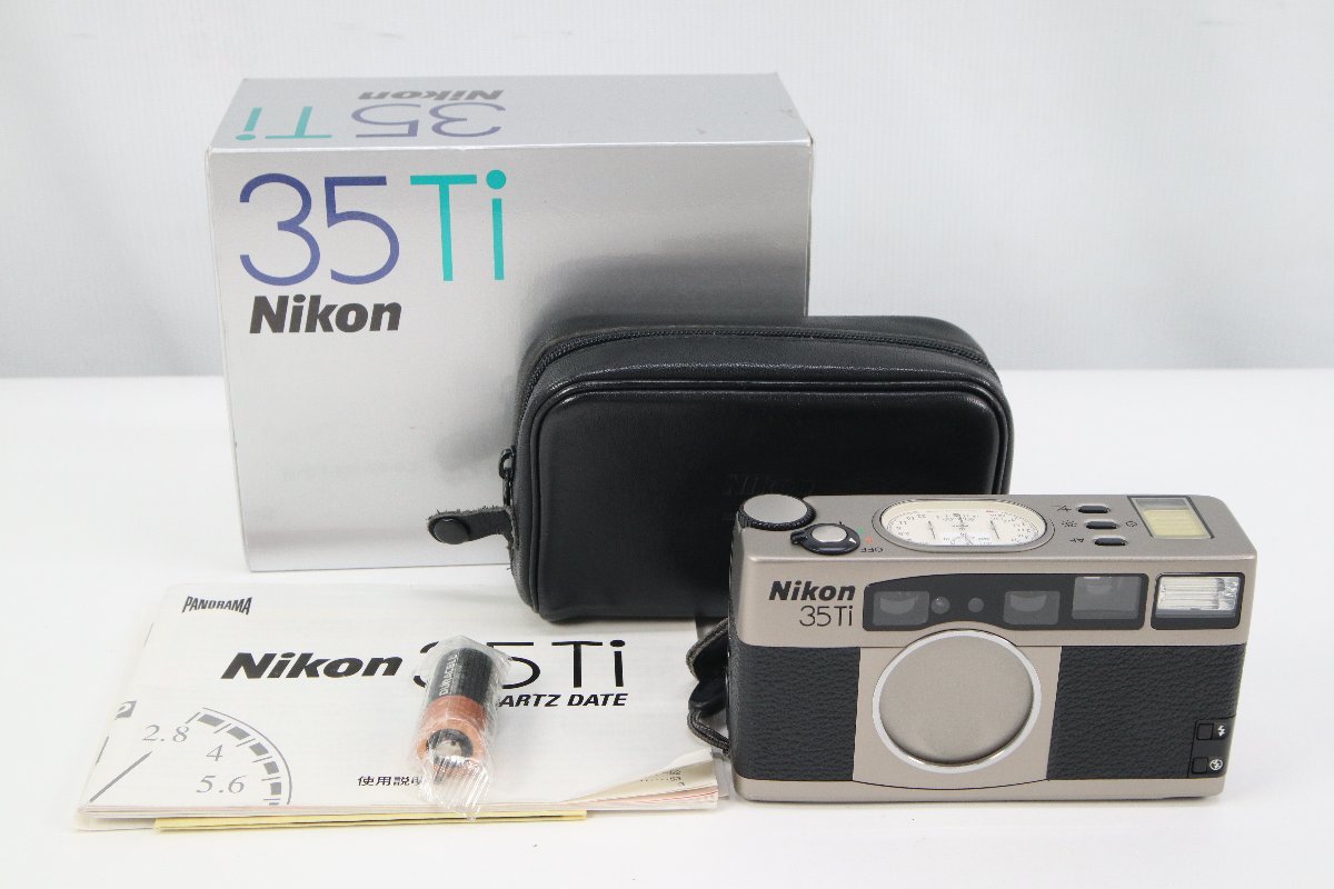 NIKON ニコン 35Ti NIKKOR 35mm F2.8 箱 ケース 取説付 コンパクト