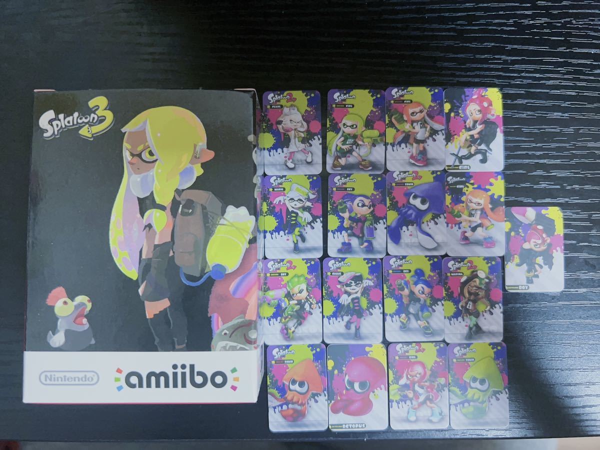 Nintendo スプラトゥーン3／2amiibo カード　17種　全種類_画像3
