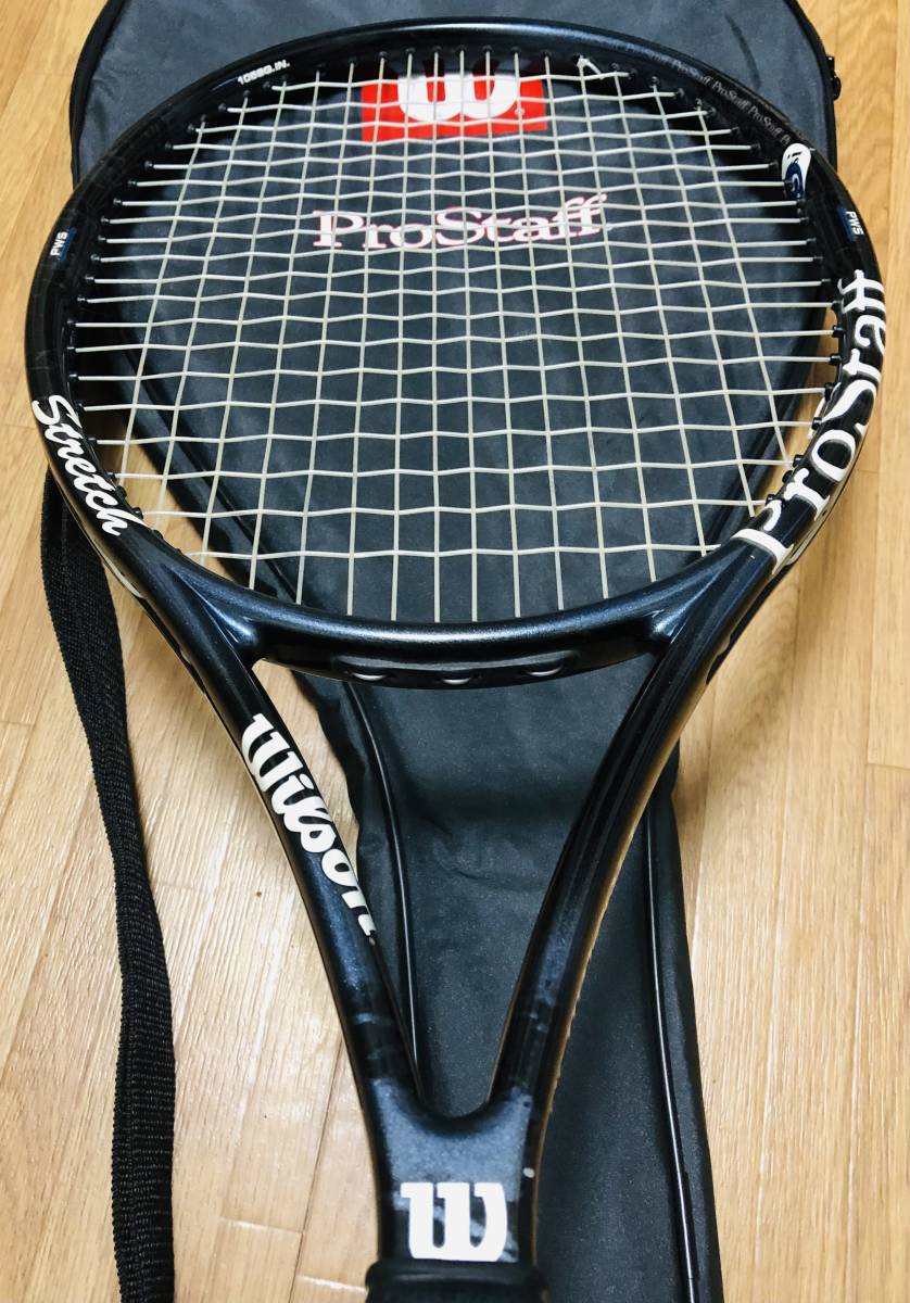 送料無料　 WILSON PRO STAFF 5.5 STRETCH ウィルソン　プロスタッフ 5.5ストレッチ テニスの王子様　切原赤也　 新品元グリップ交換済