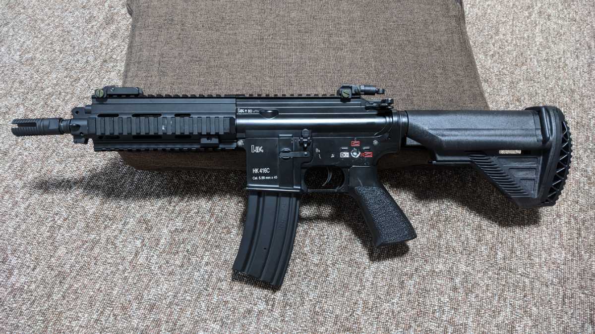 初速96/流速チューン/重量弾最適化 DOUBLE BELL HK416C 電動ガン ジャンク