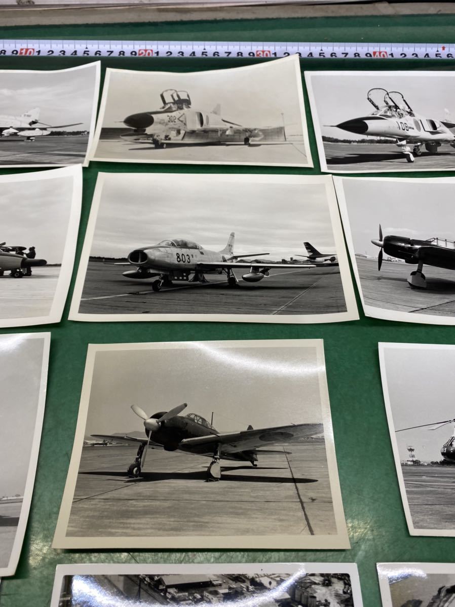 (625)昭和レトロ　古い写真 航空自衛隊から　航空機写真　空撮影写真　12枚有り_画像3