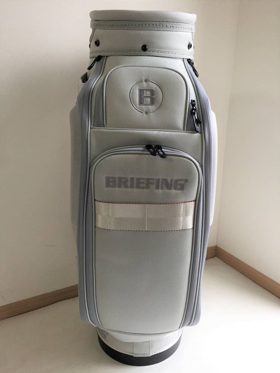 新品 CR-3 シルバー BRIEFING ブリーフィング ゴルフ キャディバッグ