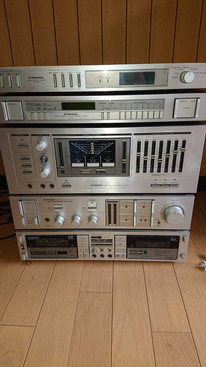 Pioneer パイオニア オーディオコンポ セット CA-Y7 A-Y7 F-Y7 CT-Y8W 「リングフィットRTA オーディオ 現状品 システムコンポ パイオニア Pioneer ポータブルプレーヤー
