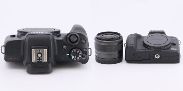 Canon キヤノン ミラーレス一眼カメラ EOS Kiss M2 標準ズームレンズキット ブラック KISSM2BK-1545 #4866_画像10