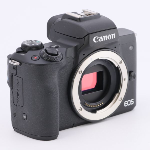 Canon キヤノン ミラーレス一眼カメラ EOS Kiss M2 標準ズームレンズキット ブラック KISSM2BK-1545 #4866_画像6