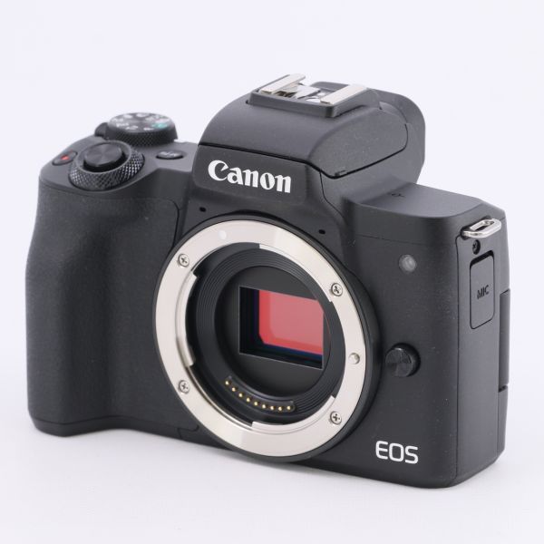 Canon キヤノン ミラーレス一眼カメラ EOS Kiss M2 標準ズームレンズキット ブラック KISSM2BK-1545 #4866_画像3