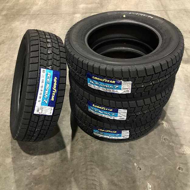 AA128.4) 新品タイヤ4本 195/65R15 91Q GOODYEAR ICENAVI7 2021年製造