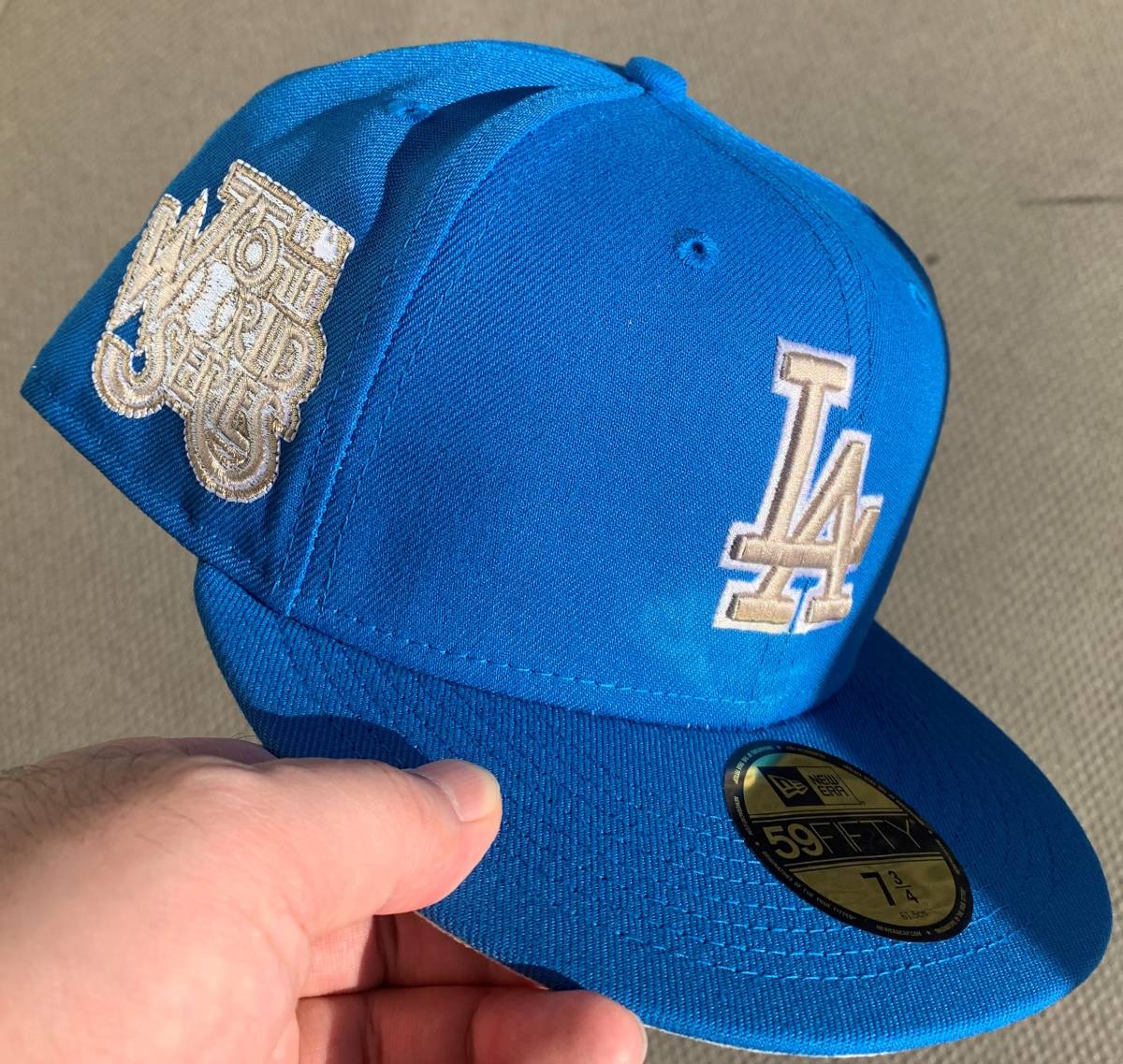 芸能人愛用 New Era 59Fifty LA Los Angeles Dodgers ワールドシリーズサイドパッチ 7-3/4 (61.5cm) ニューエラ 芸能人愛用 New Era 59Fifty LA Los Angeles Dodgers ワールドシリーズサイドパッチ 7-3/4 (61.5cm) ニューエラ