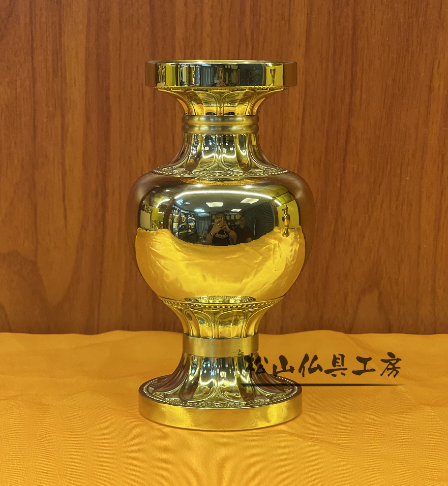 松山仏具工房出品」密教法具 一面器 真鍮製 鋤彫仕様 大々 松山仏具工房出品」密教法具 一面器 真鍮製 鋤彫仕様 大々