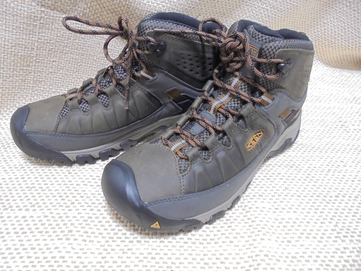 キーン KEEN ターギーTARGHEEⅢ MID WP BLACK OLIVE／GOLDEN BROWN 28cm 10us 