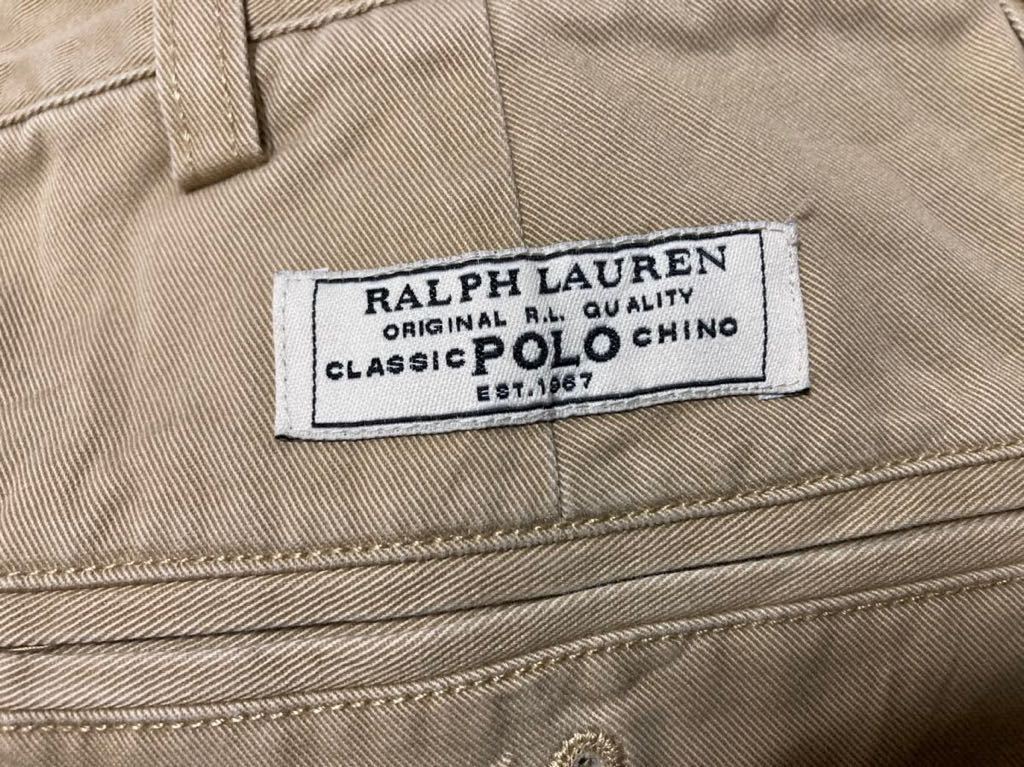 90's ヴィンテージ Polo by Ralph Lauren CLASSIC POLO CHINO ポロチノ ラルフローレン チノパン クラシック 33/30 HAMMOND PANT 90年代_画像5