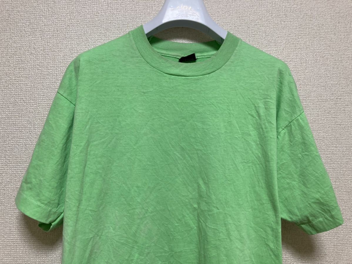 90's USAヴィンテージ SCREEN STARS BEST　半袖Tシャツ 黄緑 USA製 アメリカ製　XL_画像3