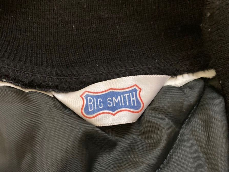 USA古着 BIG SMITH ビッグスミス キルティング ベスト黒系_画像4