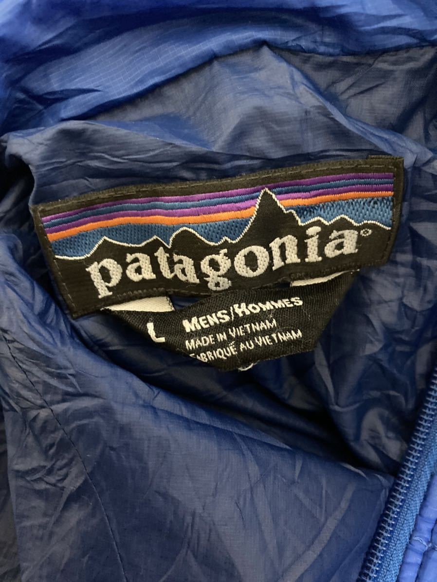 Patagonia PRIMALOFT パタゴニア プリマロフト ナノパフジャケット ジップアップ 青系 L nano Puff JACKET 84210F0_画像4