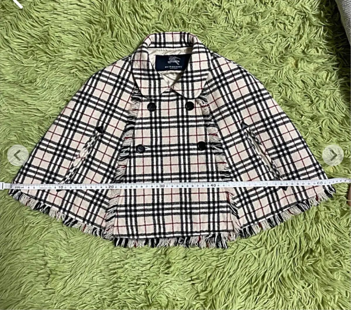 BURBERRY バーバリー　ポンチョ　ケープ　マント　キッズ