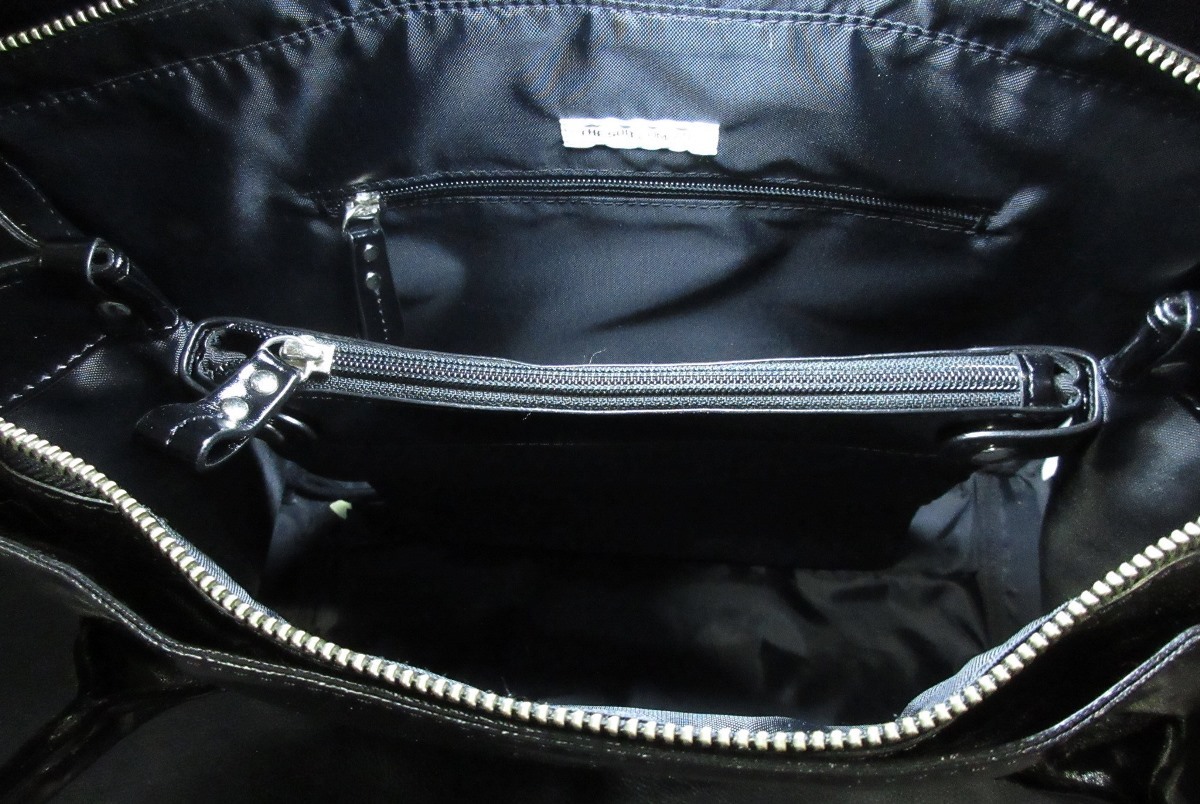 THE SUIT COMPANY suit Company shoulder tote bag black black business lik route lady's 