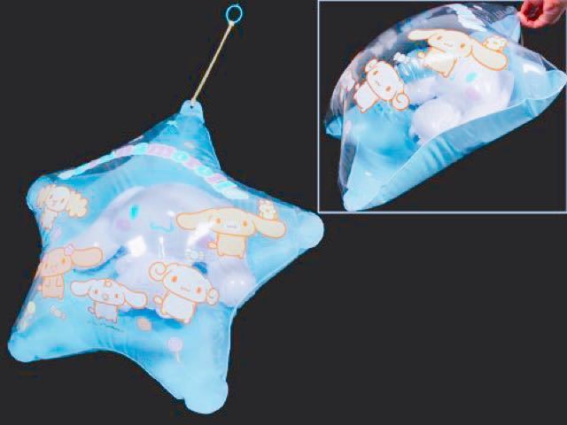 ★ビッグサイズ サンリオ シナモロール 空気ビニール風船人形 空ビ シナモン 浮き輪 Sanrio Cinnamoroll Inflatable Pool Toys Beach Ball_画像2
