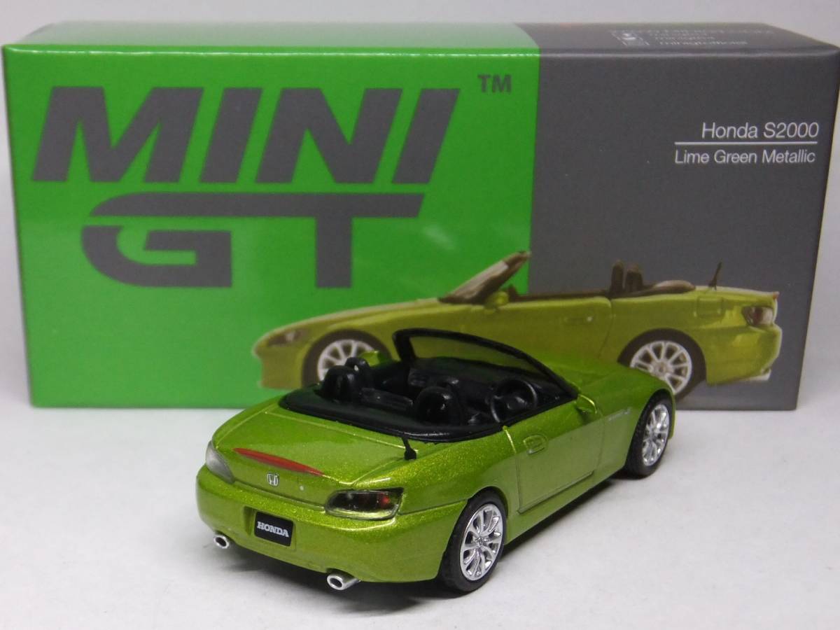 MINI GT★ホンダ S2000 ライムグリーンメタリック MGT00396-L Honda AP2 1/64 TSM_画像2
