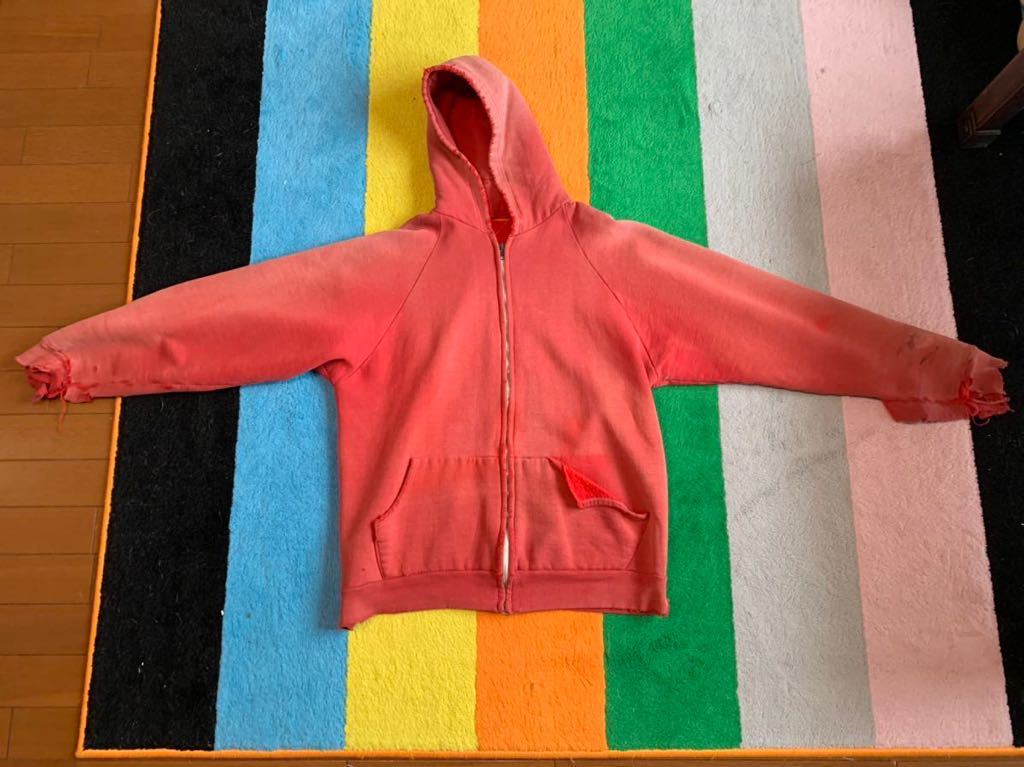 50s~60s☆ビッグサイズ☆VINTAGE FULL ZIP SWEAT PARKA☆スウェット