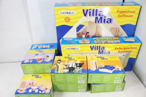 木製玩具 ボーネルンド beleduc Villa Mia ドールハウス 木の家 /家具