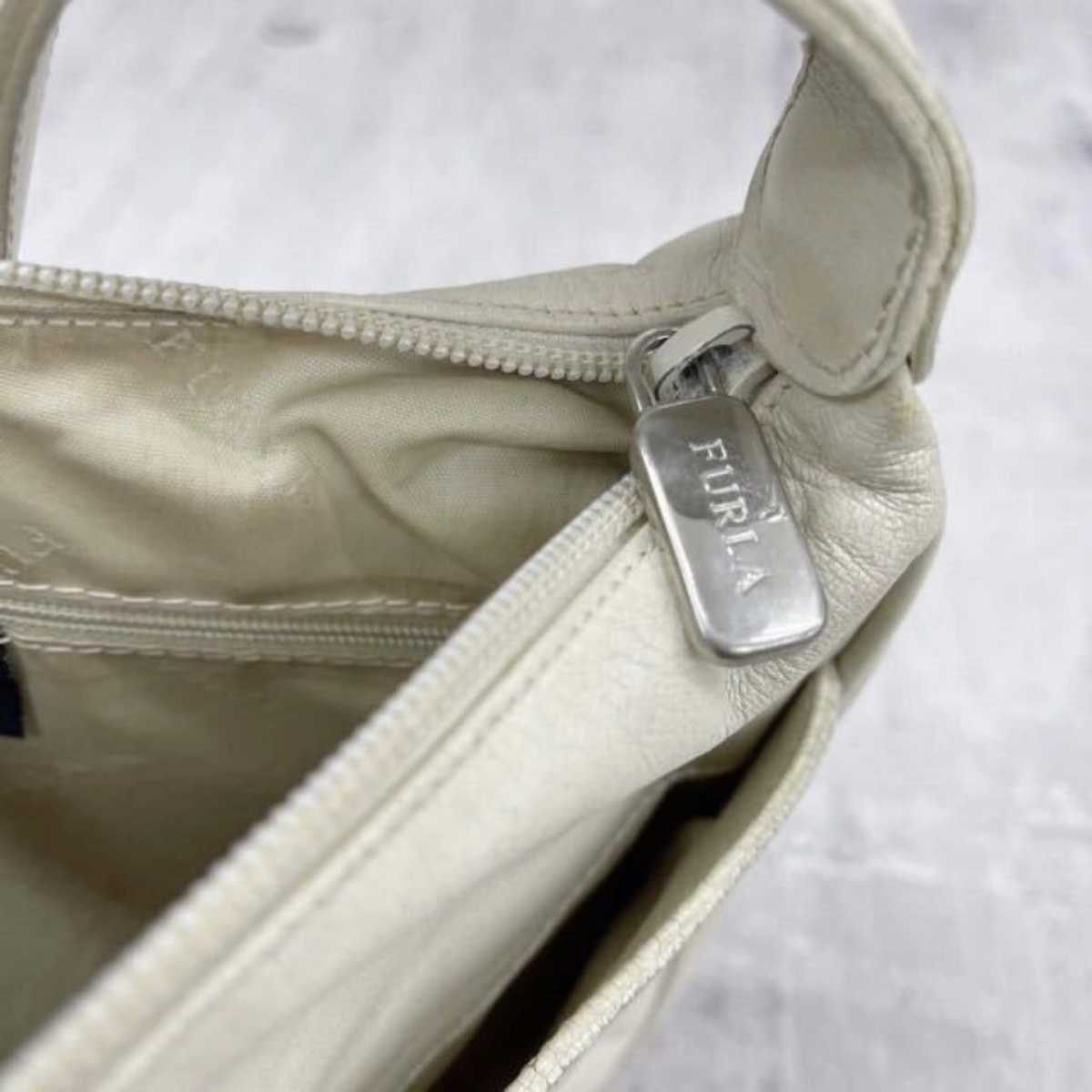 イタリア製 FURLA フルラ 本革 オールレザー トートバッグ ワンショルダーバッグ ハンドバッグ ビジネスバッグ 鞄 かばん_画像8
