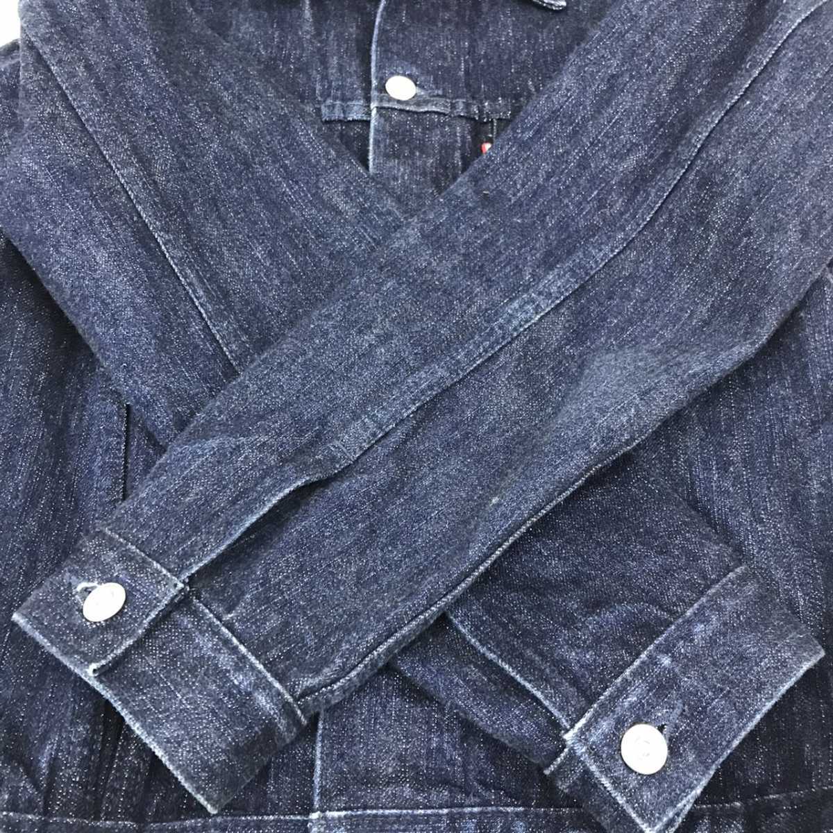 20th/20周年限定 美品 SAMURAI JEANS サムライジーンズ S553XX16OZ-18 3rd デニムジャケット 38 メンズ 日本製 サード Gジャン ジージャン_画像8