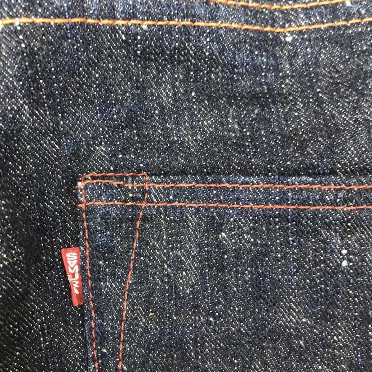 未使用 15周年 梅田本店限定企画 グッバイ2013 SAMURAI JEANS サムライジーンズ H311GB-2013 17oz零左綾セルビッチ デニムパンツ 31×36の画像8