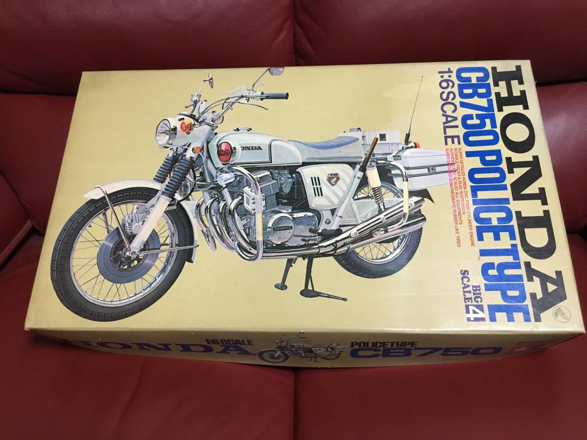 当時物 HONDA CB750 POLISE TYPE 1/6 ホンダCB750FOURポリスタイプ-