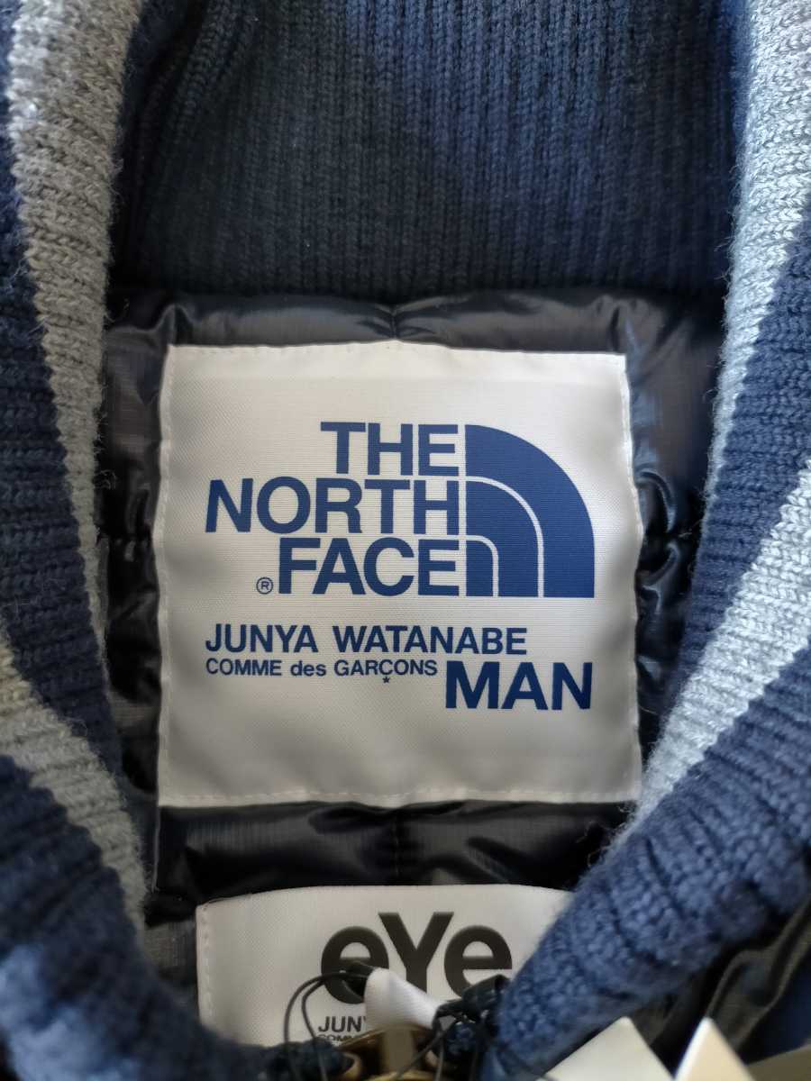 JUNYAWATANABECOMMEdesGARCONS( Junya Watanabe Comme des Garcons ) down jacket blouson North Face S navy 