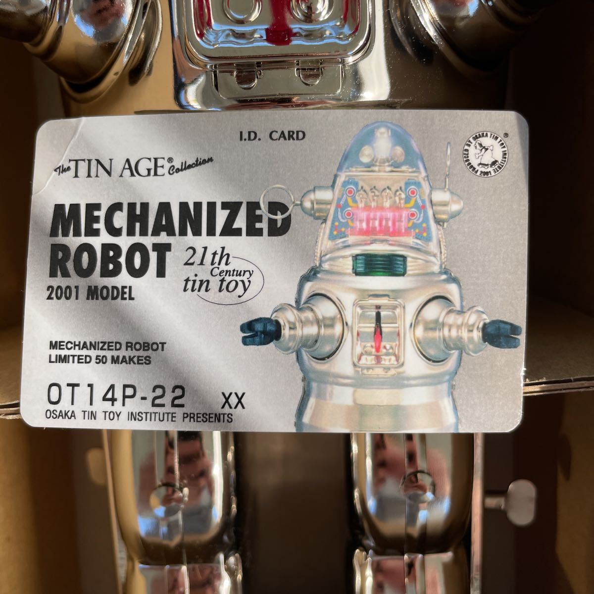 □Made in JAPAN□Mechanized Robot ロボット□復刻版□大阪ブリキ玩具