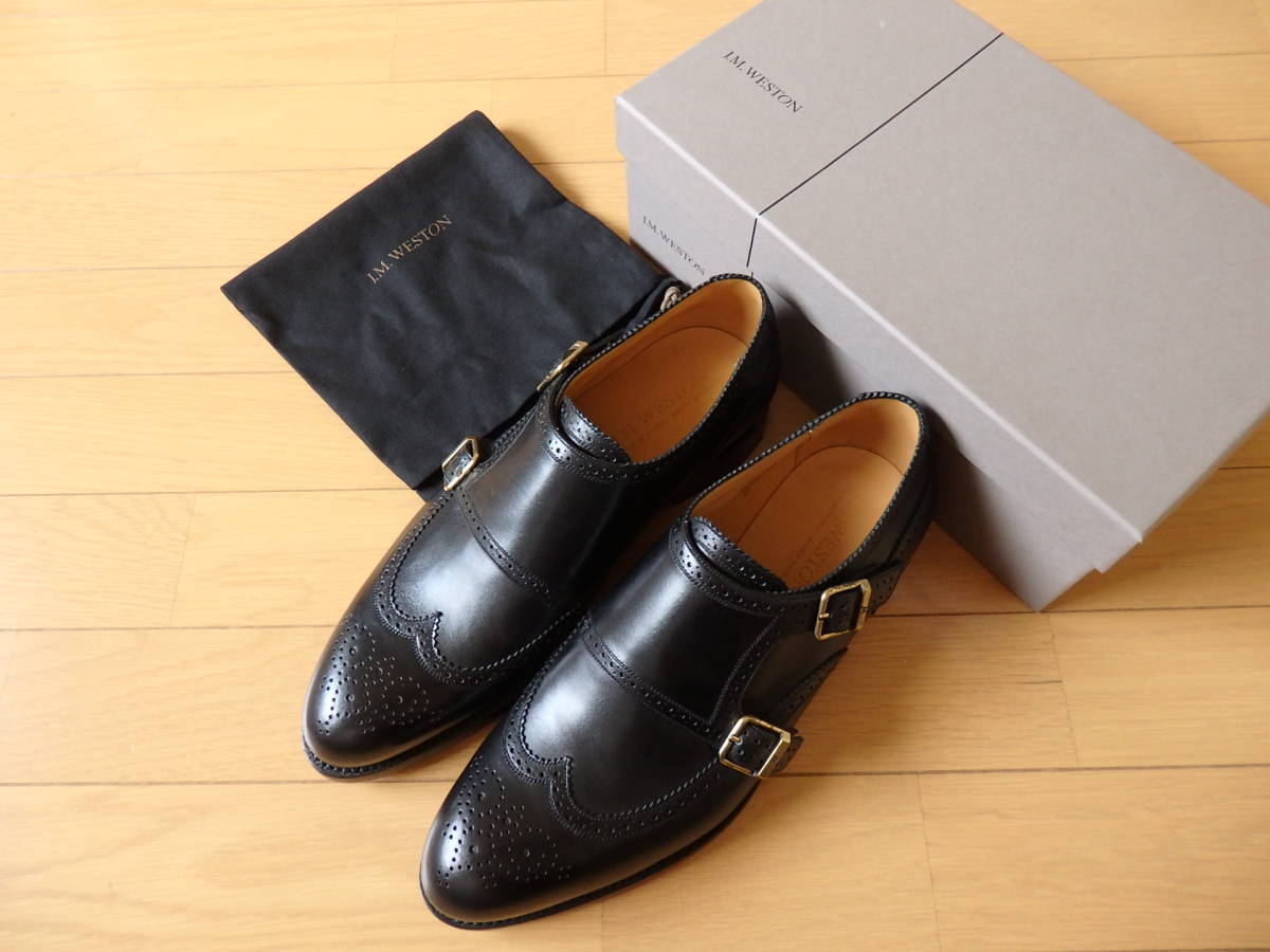 ☆新品! 最高級! J.M.ウエストン J.M.WESTON 334 ダブルモンク 8D