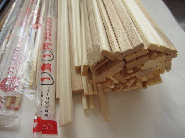  new goods unused splittable chopsticks chopsticks large amount business use eat and drink camp BBQ.. fire .. attaching firewood plastic variety -