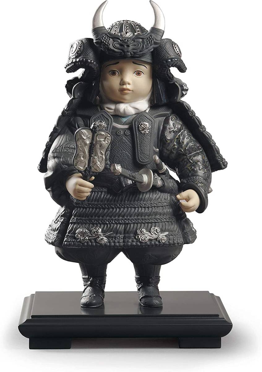  трудно найти ограниченный товар большой размер Lladro Samurai Toy Samurai игрушка .. человек новый товар кукла для празника мальчиков 5 месяц кукла LLADRO 36x20x19cm мужчина подарок 