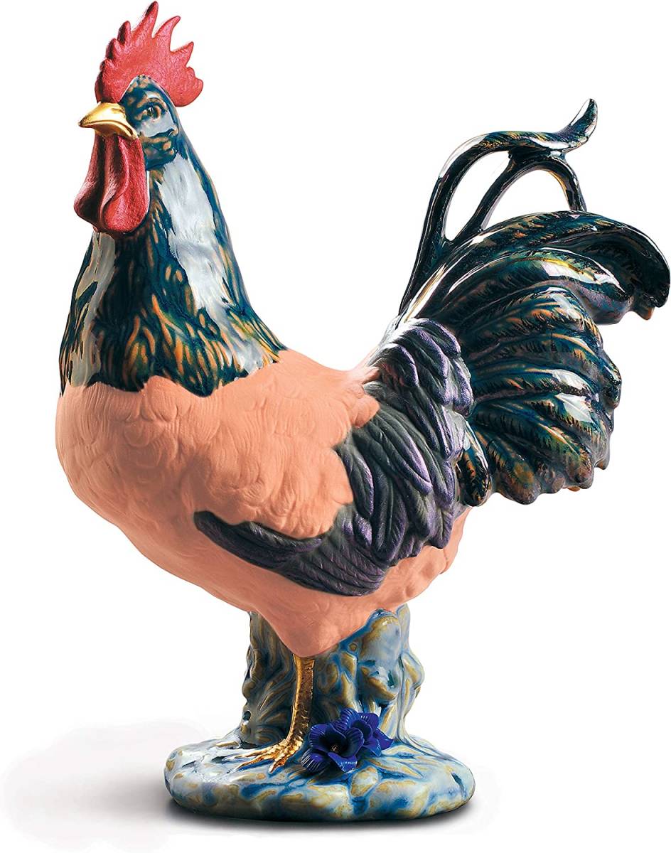 グランドセール リヤドロ LLADRO 酉 鶏 ニワトリ 置物 Lladro (リヤドロ) 干支 十二支 とり トリ 鳥 正月 「十二支 酉 (台座付) #8086」