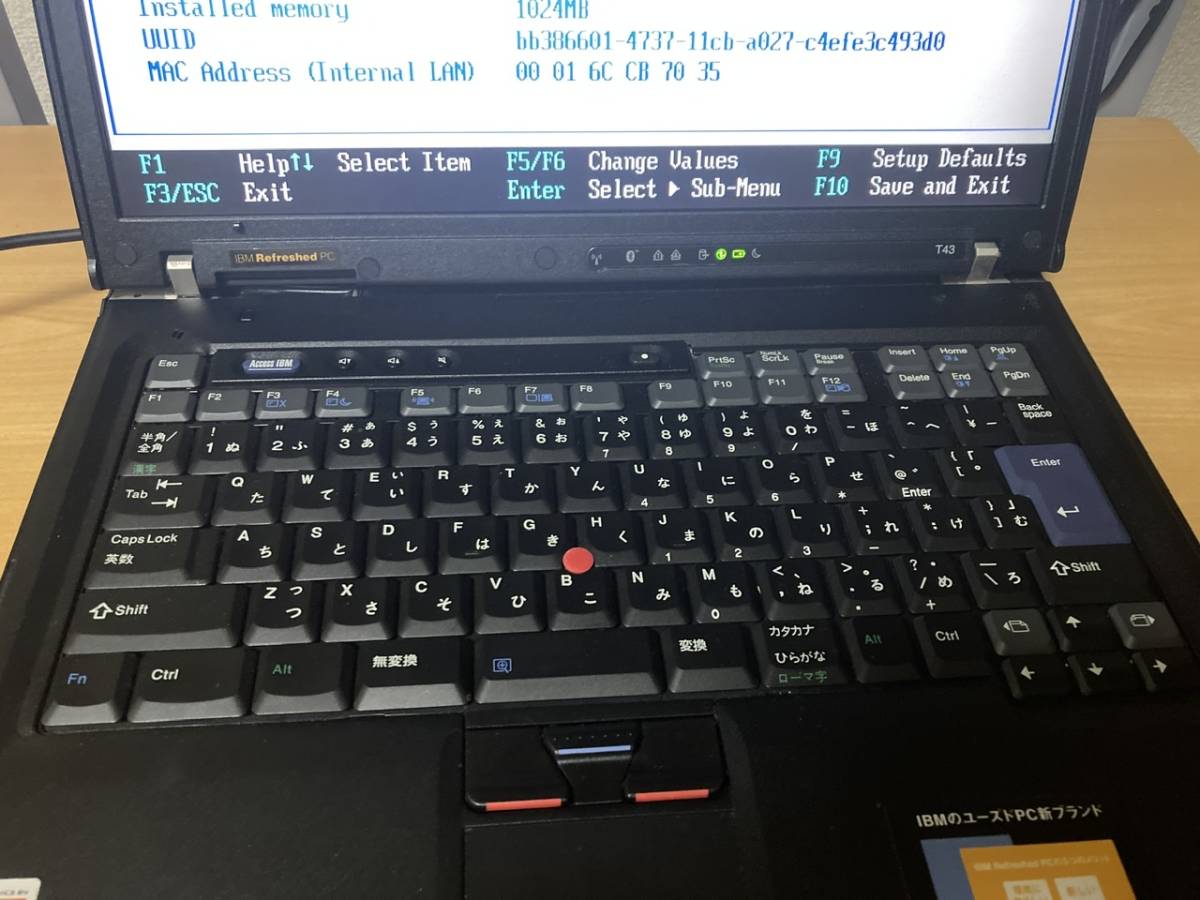 IBM ThinkPad T43 _画像2