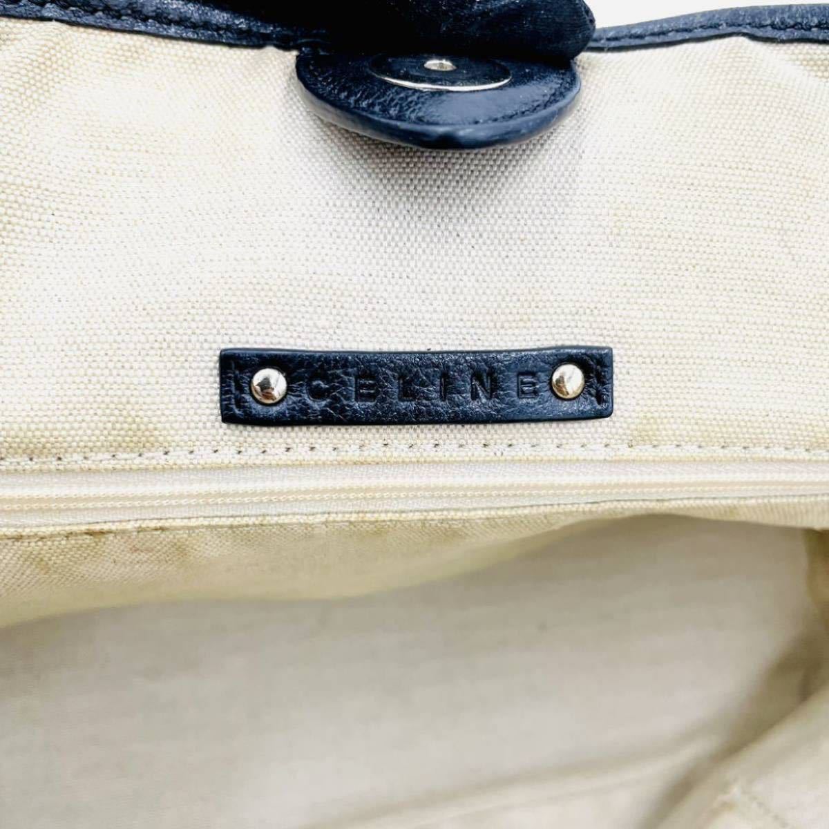 美品 CELINE セリーヌ サルキーライン 馬車柄 トートバッグ ショルダーバッグ