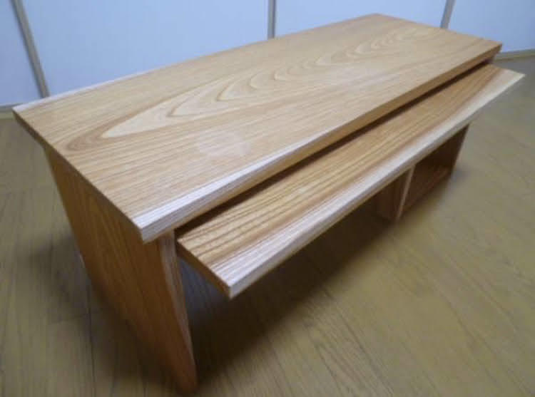 . tree custom-made furniture keyaki desk purity zelkova zelkova cheap super-discount the lowest price cheap 1 jpy ②