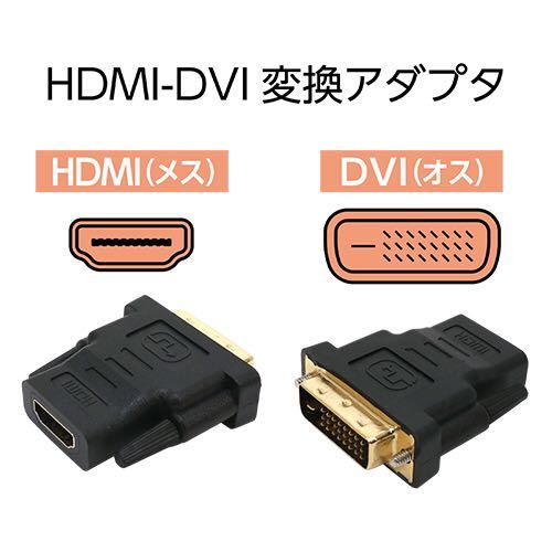 ミヨシ miyoshi VDA-HD01/BK [HDMIメス-DVI変換アダプタ]　未使用品　《送料無料》