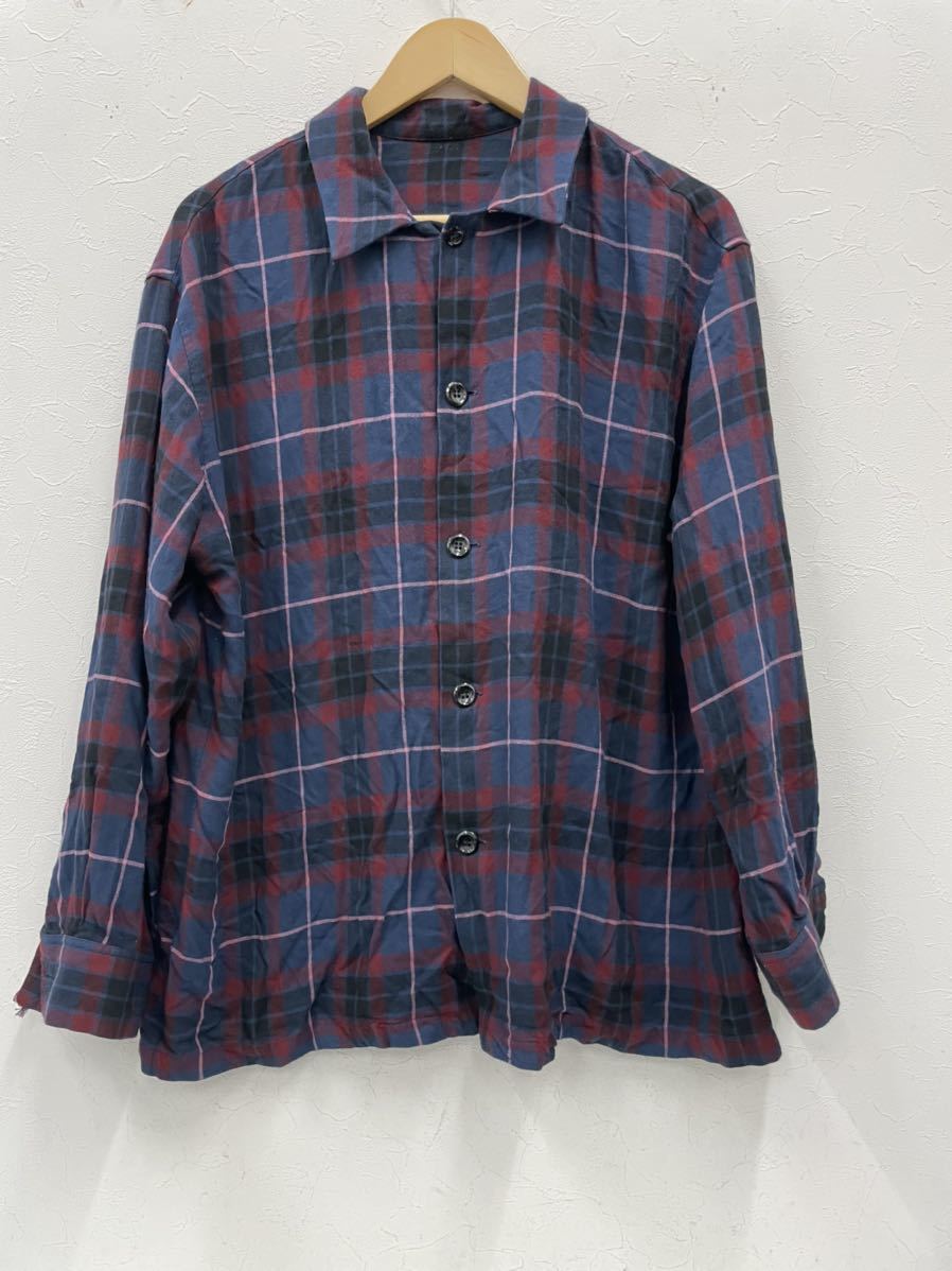 新品 】 LAD MUSICIAN ラッド ミュージシャン 長袖シャツ チェック