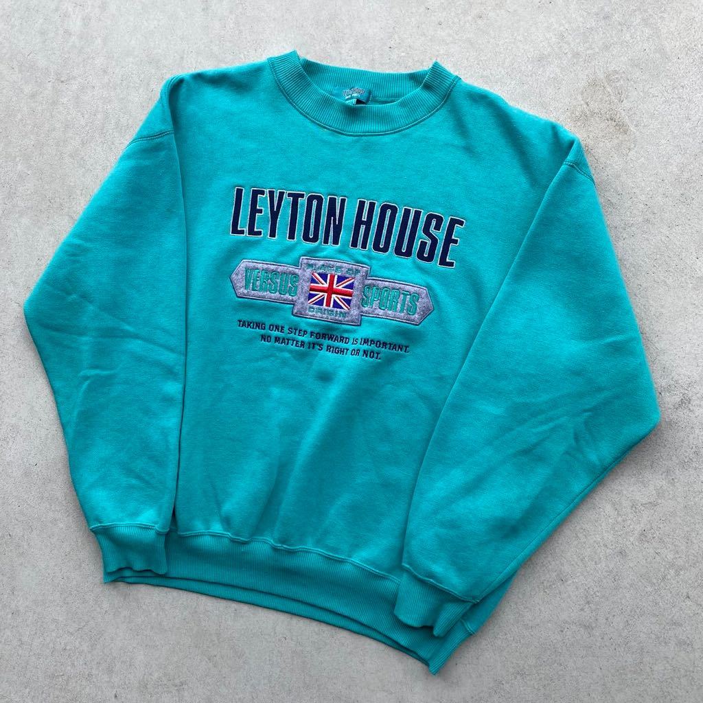 古着 90's レイトンハウス LEYTON HOUSE スウェット・トレーナー vintage ヴィンテージ 古着男子 